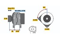 0986048180 Alternatore val.reso € 80