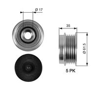 OAP7033 OVERRUNNING ALT.PULLEY