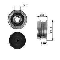 OAP7041 OVERRUNNING ALT.PULLEY