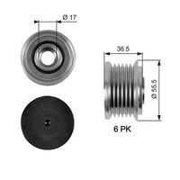 OAP7049 OVERRUNNING ALT.PULLEY