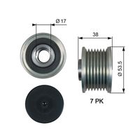 OAP7190 OVERRUNNING ALT.PULLEY