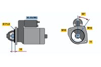 0001107082 Motorino di avviamento