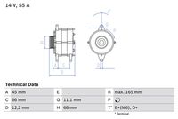 0986033890 Alternatore val.reso € 20