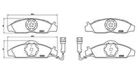 PASTIGLIE FRENO DAEWOO/SS