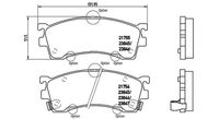 PASTIGLIE FRENO EUNOS/FOR