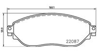 PASTIGLIE FRENO OPEL/RENA