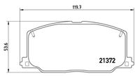 PASTIGLIE FRENO LEXUS/TOY