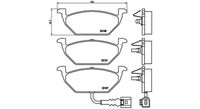 PASTIGLIE FRENO AUDI/SEAT