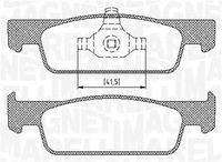 KIT PASTIGLIE FRENO ANT MARELLI PF0717