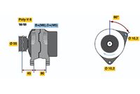 0986038030 Alternatore val.reso € 20