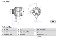 0986040270 Alternatore val.reso € 20