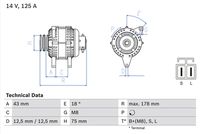 0986045611 Alternatore val.reso € 40