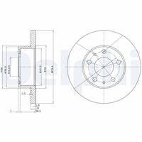 BG2845 DISCO FR.FIAT DUCATO