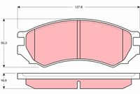 Pastiglia freno  NISSAN PRIMERA (P10) ATTIVO