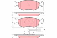 Pastiglia freno  FORD SCORPIO I Estate (GGE) ATTIVO