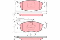 Pastiglia freno  FIAT PALIO (178BX) ATTIVO