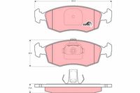 Pastiglia freno  FIAT Punto HGT/Palio ATTIVO