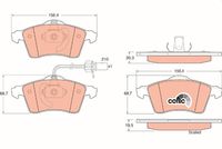 Pastiglia freno  VOLKSWAGEN TRANSPORTER T4 Box (70XA) ATTIVO