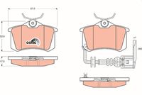 Pastiglia freno  VOLKSWAGEN POLO (9N) ATTIVO