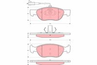 Pastiglia freno  ALFAROMEO 146 (930) ATTIVO