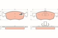 KIT PASTIGLIE FRENO ANT. TRW - ALFA ROMEO/FIAT/LANCIA