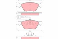 Pastiglia freno  ALFAROMEO SPIDER (916S_) ATTIVO