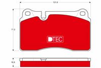 Pastiglia freno  DTEC VOLKSWAGEN Touareg ATTIVO