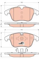 Pastiglia freno  JAGUAR S-TYPE (CCX) ATTIVO