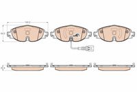 KIT PASTIGLIE FRENO ANT. TRW - AUDI, SEAT, VW CUPRA, SKODA