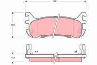 Pastiglia freno  MAZDA MX-5 II (NB) ATTIVO