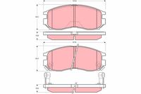 Pastiglia freno  PROTON SATRIA (C9_M) ATTIVO