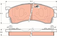 Pastiglia freno  MAZDA 626 V (GF) ATTIVO