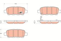 Pastiglia freno  NISSAN X-TRAIL (T30) SUPERA GDB3393