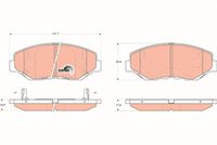 Pastiglia freno  HONDA CR-V I (RD) ATTIVO
