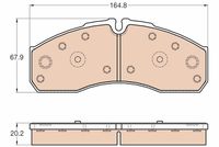 Pastiglia freno  IVECO Daily 65C14 ATTIVO