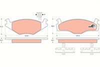 Pastiglia freno  VOLKSWAGEN GOLF II/SEAT II ATTIVO