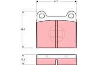 Pastiglia freno  VOLKSWAGEN POLO Saloon (86C, 80) ATTIVO