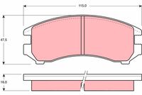 Pastiglia freno  NISSAN SUNNY II Estate (B12) ATTIVO