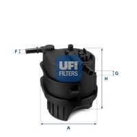 FILTRO CARBURANTE UFI 2434300