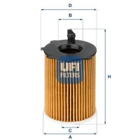 FILTRO OLIO UFI 2503700