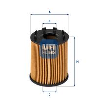 FILTRO OLIO UFI 2504300