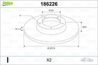 Dischi Freno Dischi Freno Renault R4,R5,R12 (x2)