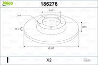 Dischi Freno Dischi Freno Citroen AX14 1360-DS