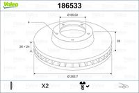 Dischi Freno Dischi Freno CITROEN XANTIA, 406 (x2)