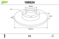 Dischi Freno DF FORD GALAXY, VW Sharan I/II