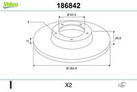 Dischi Freno DF FORD Focus II, CMAX