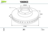 Dischi Freno DF FORD Focus II, CMAX (singolo)