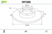 Dischi Freno disc x1 R19 (88>92) rear