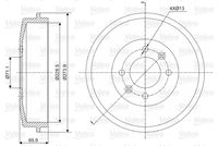 Tamburo Freno Brake Drum CITROEN Berlingo >08