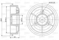 Tamburo Freno Brake Drum PEUGEOT 106 II